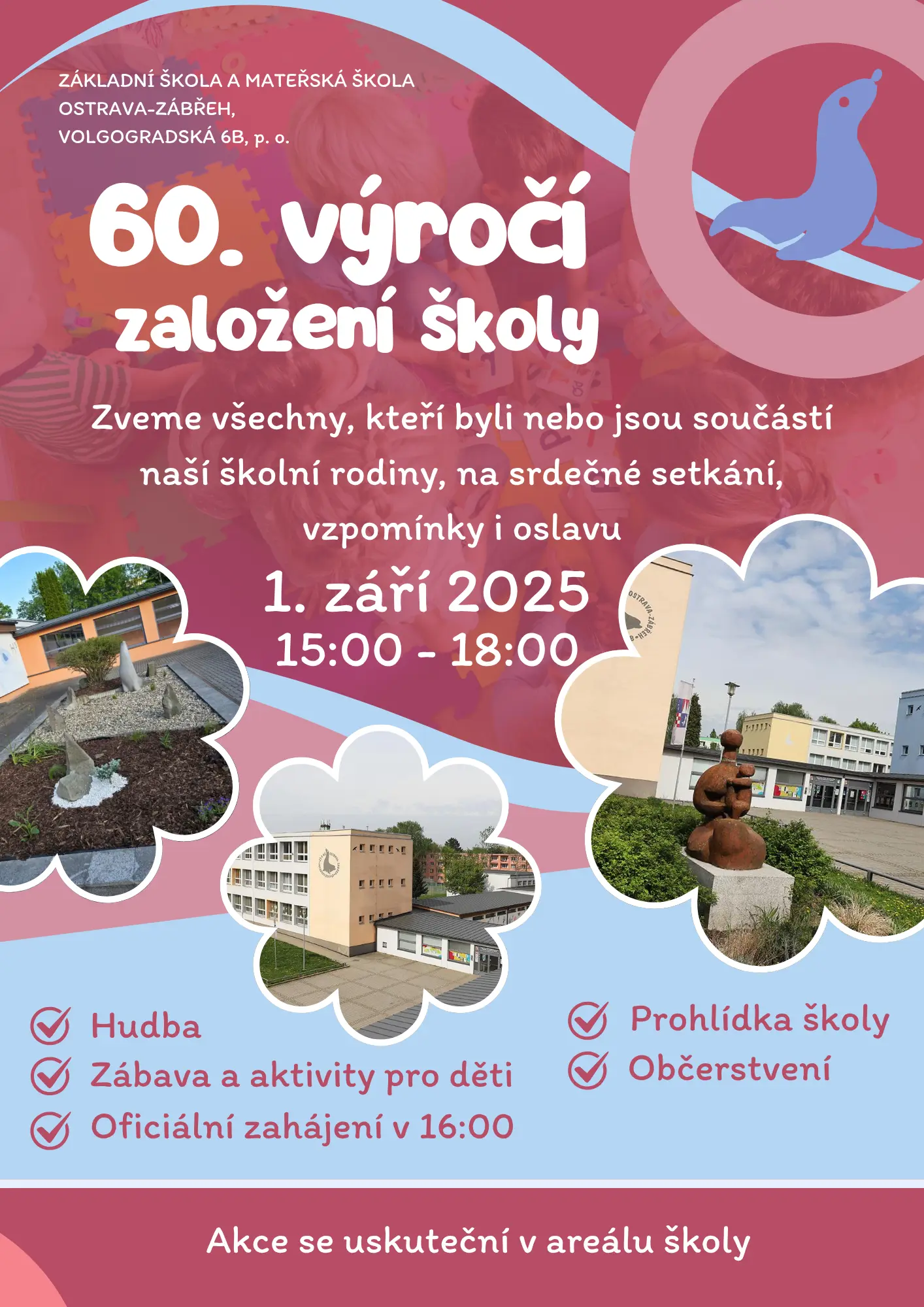 Plakát - 60. výročí založení školy