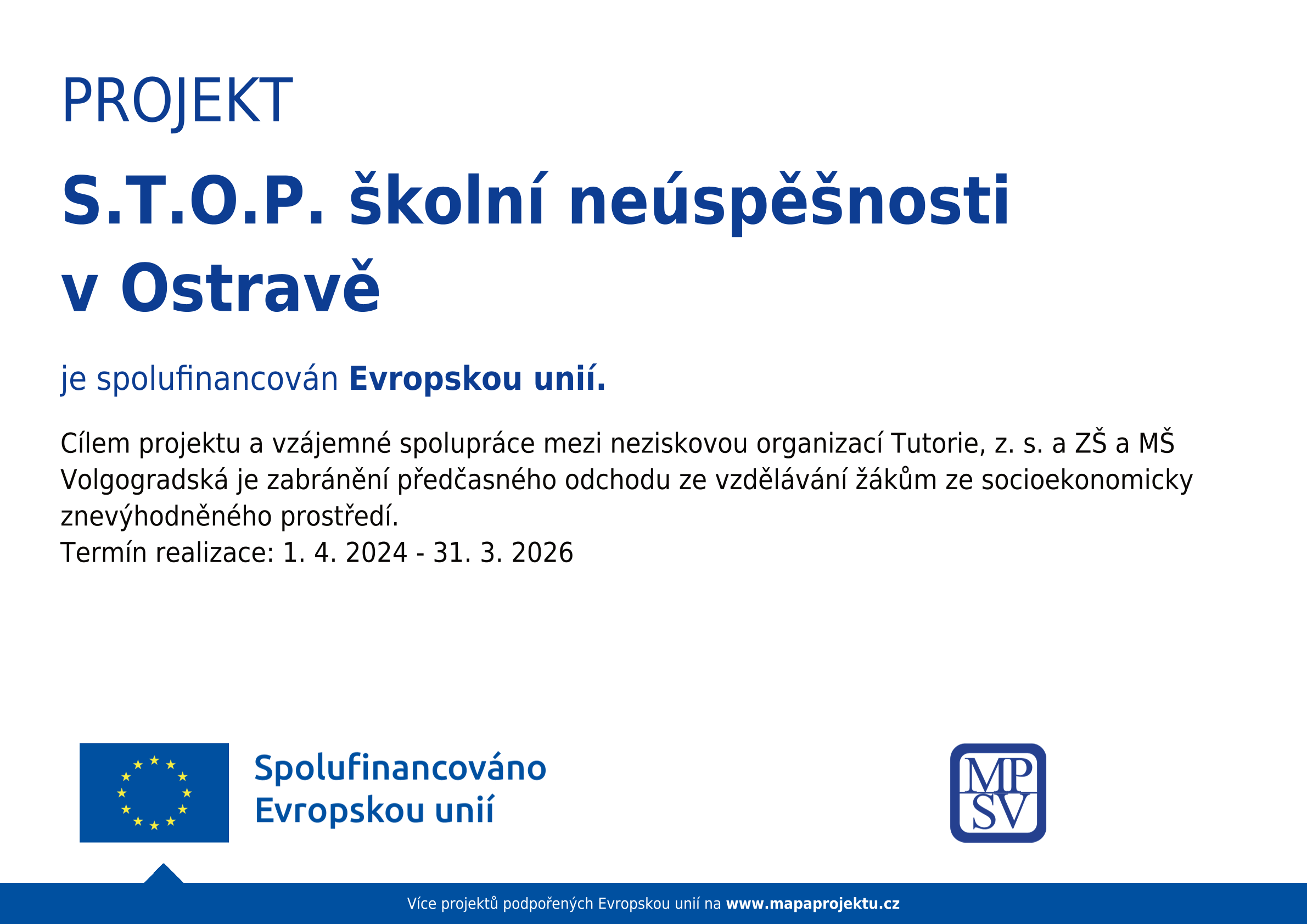 S.T.O.P. školní neúspěšnosti v Ostravě