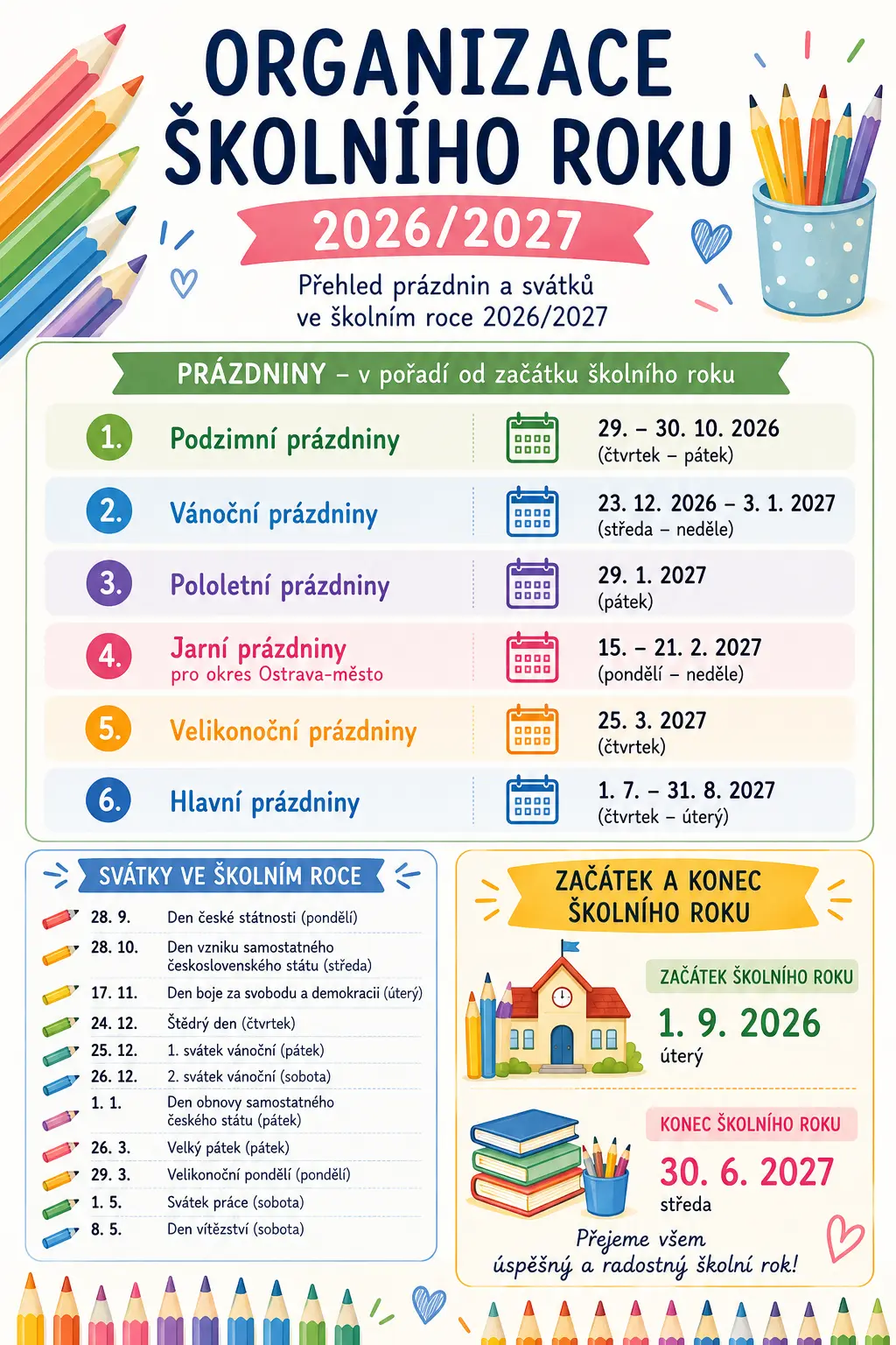 Organizace školního roku