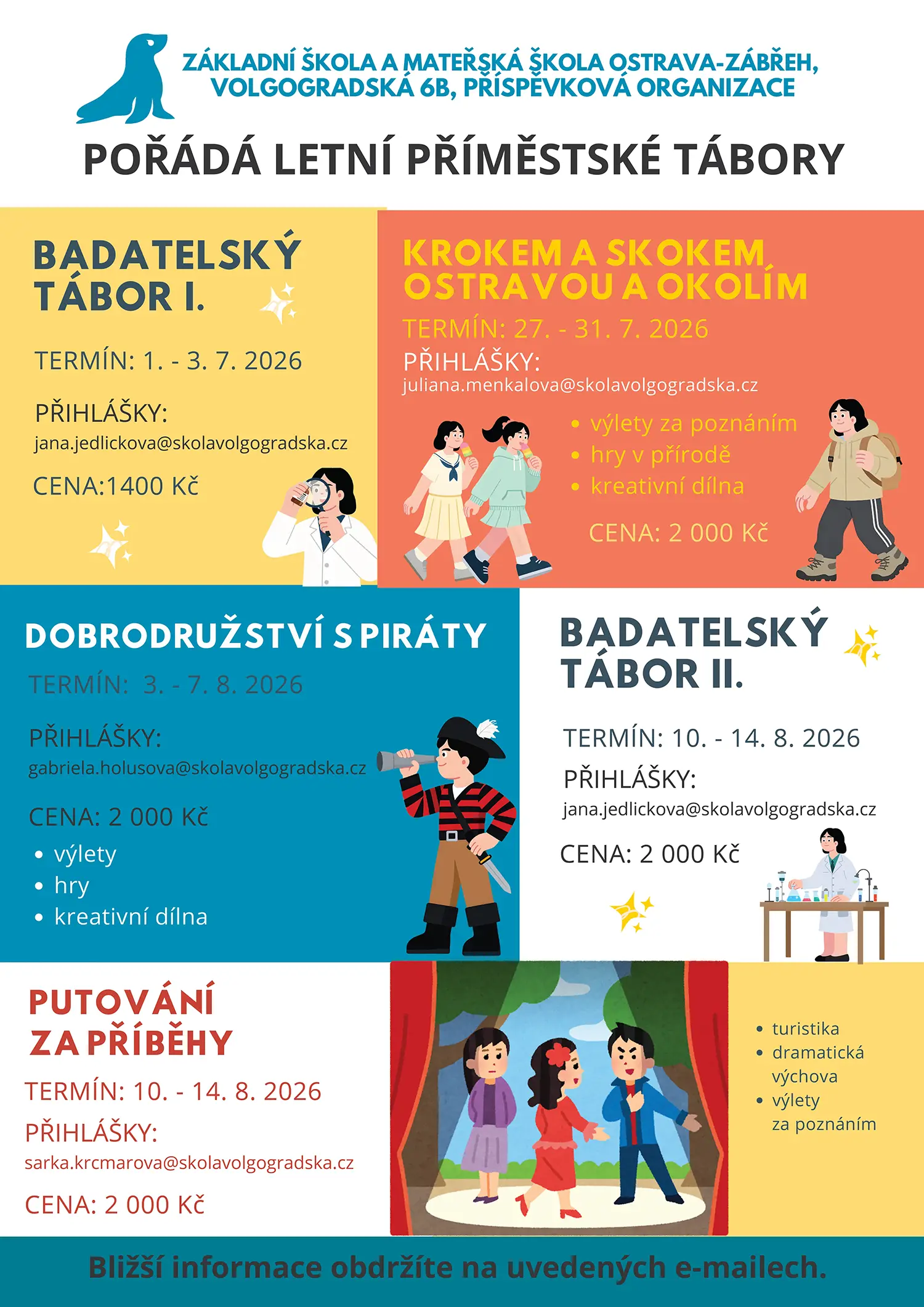 Letní příměstské tábory