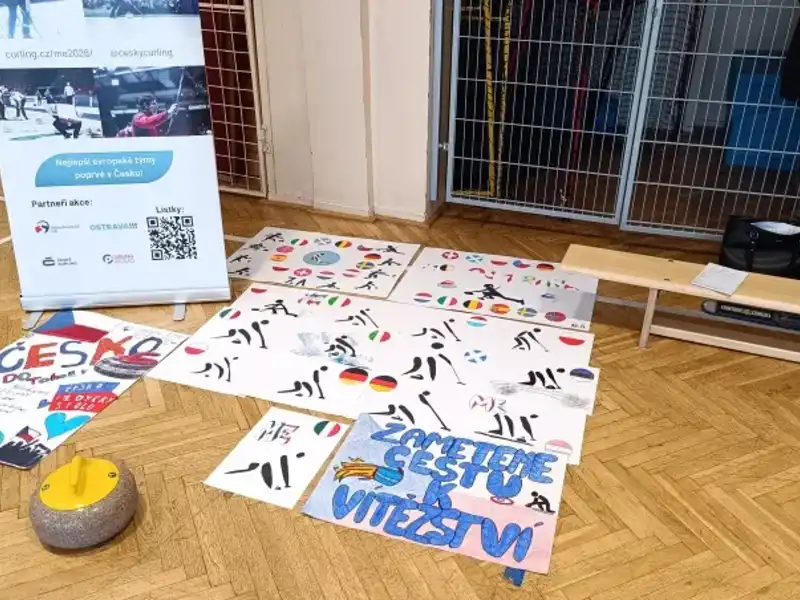 🥌Curling v tělocvičně