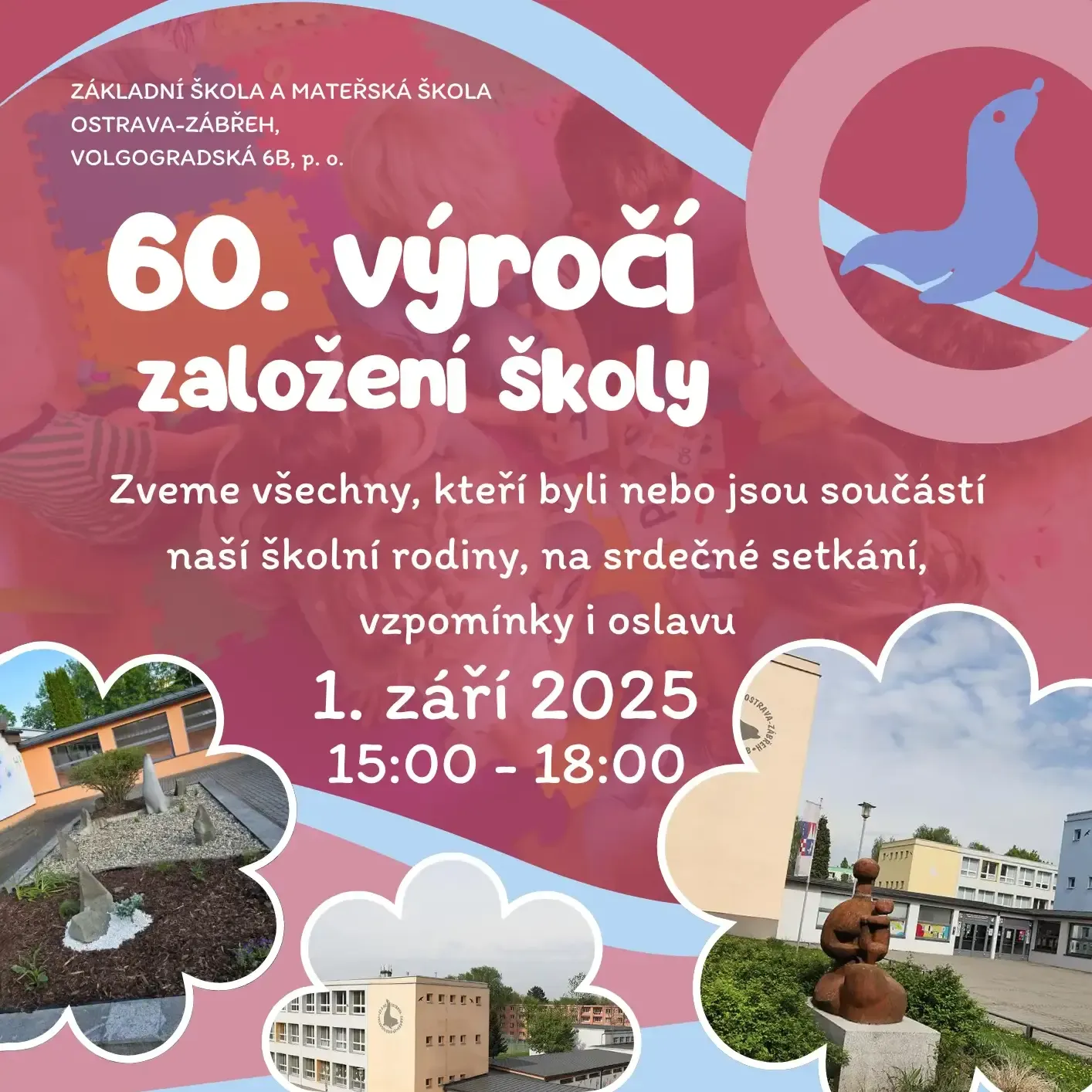 Plakát - 60. výročí založení školy