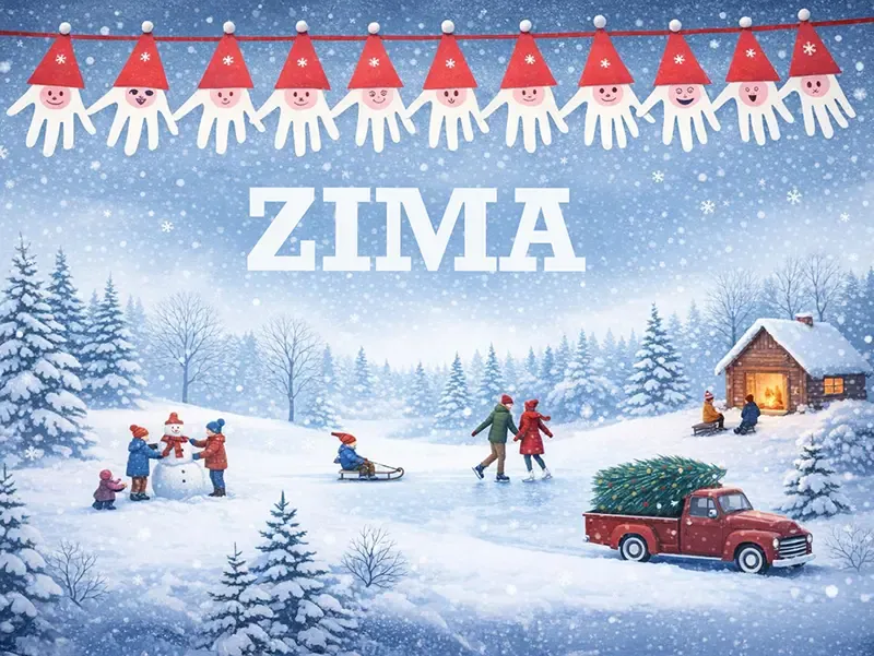 Zima je tady